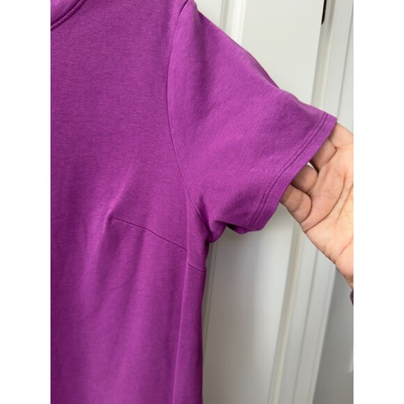 Ava & Viv Womens Plus Size TShirt Dress Short Sleeve Orchid Sz 1X Stretchy - Picture 4 of 6